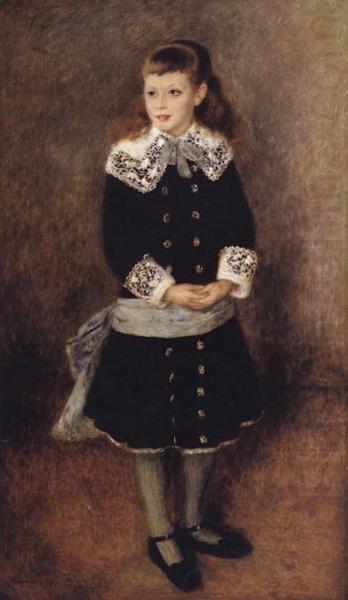 Pierre Renoir Marthe Berard(Girl Wearing a Blue Sash) china oil painting image